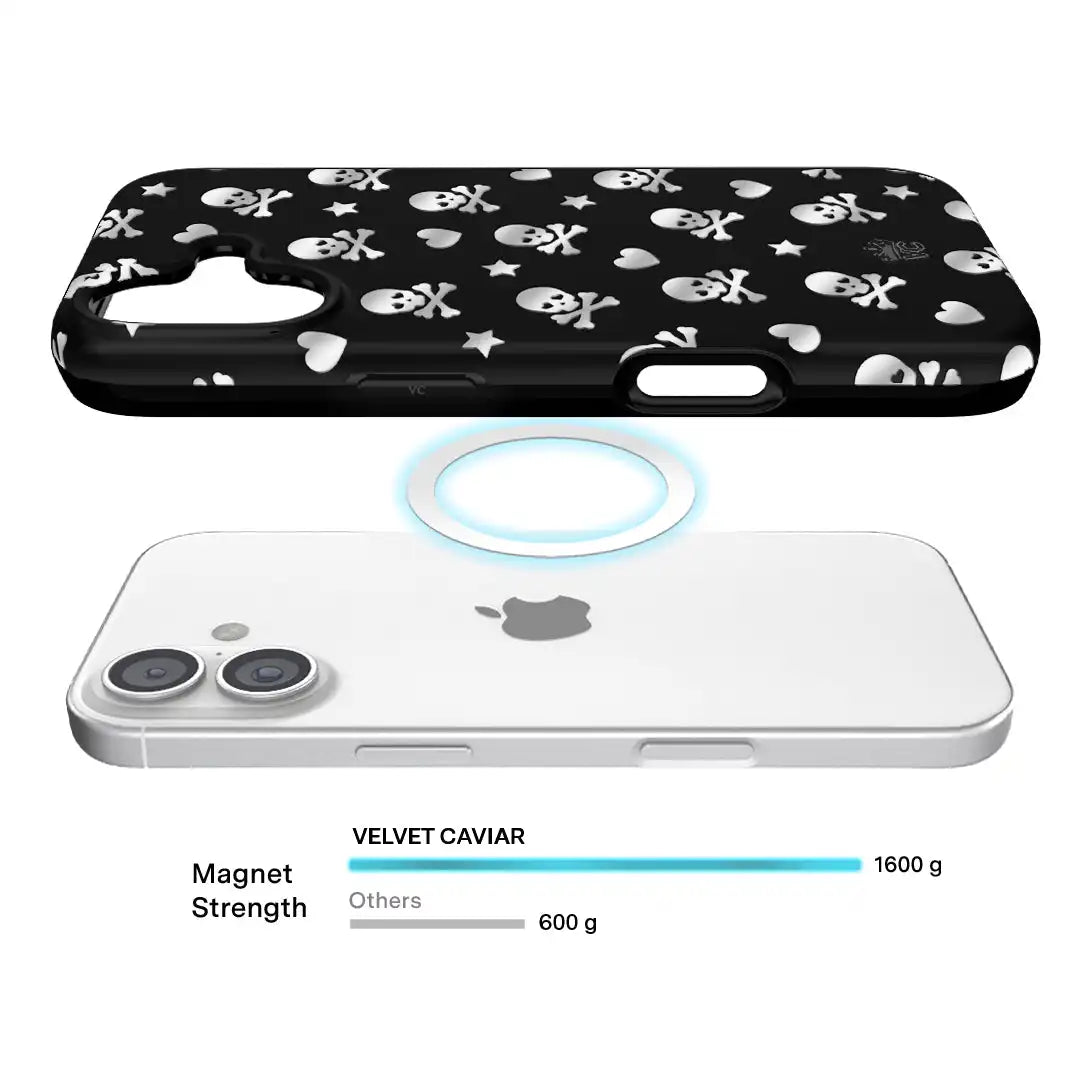 Chrome Skulls iPhone Case