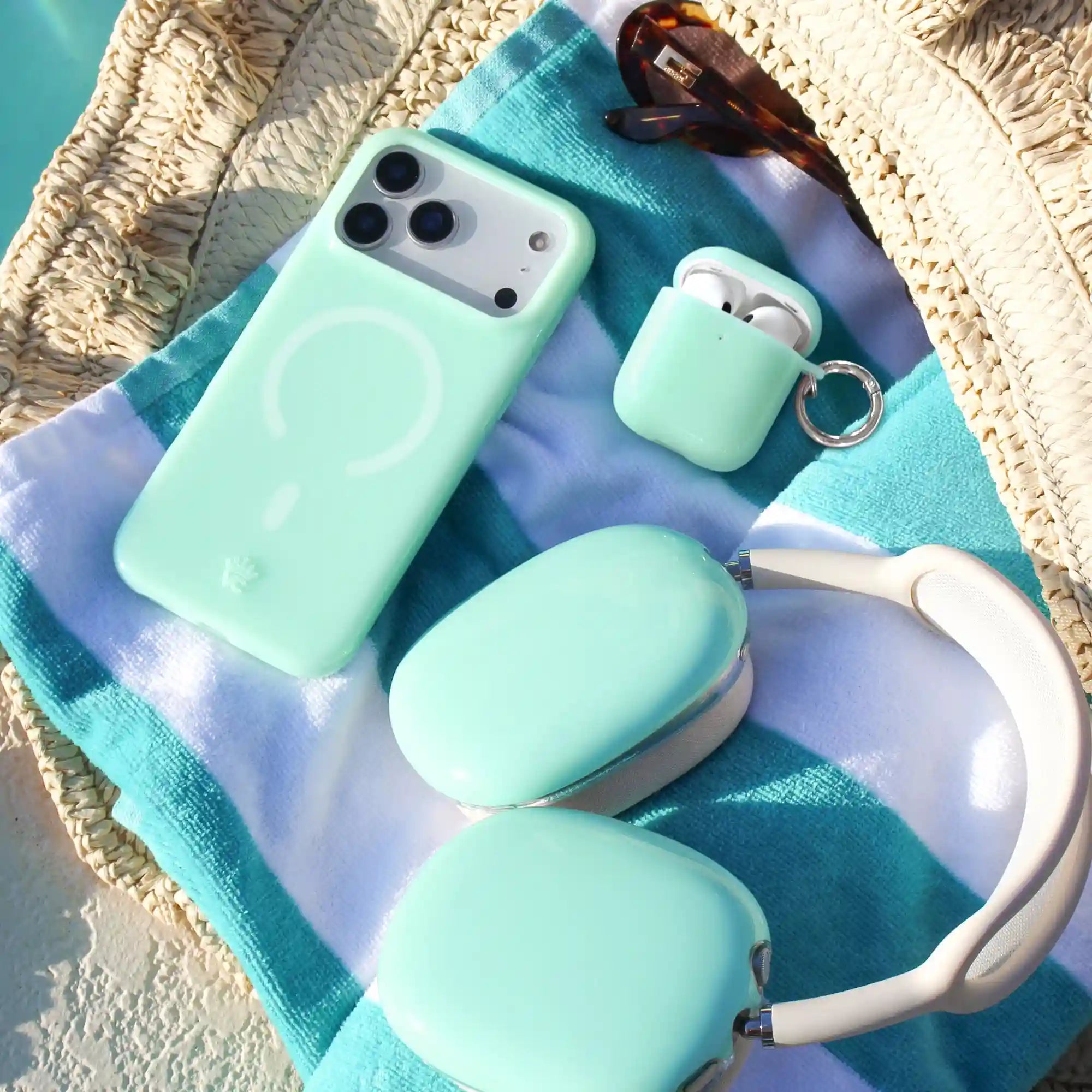 Mint Jelly AirPod Case