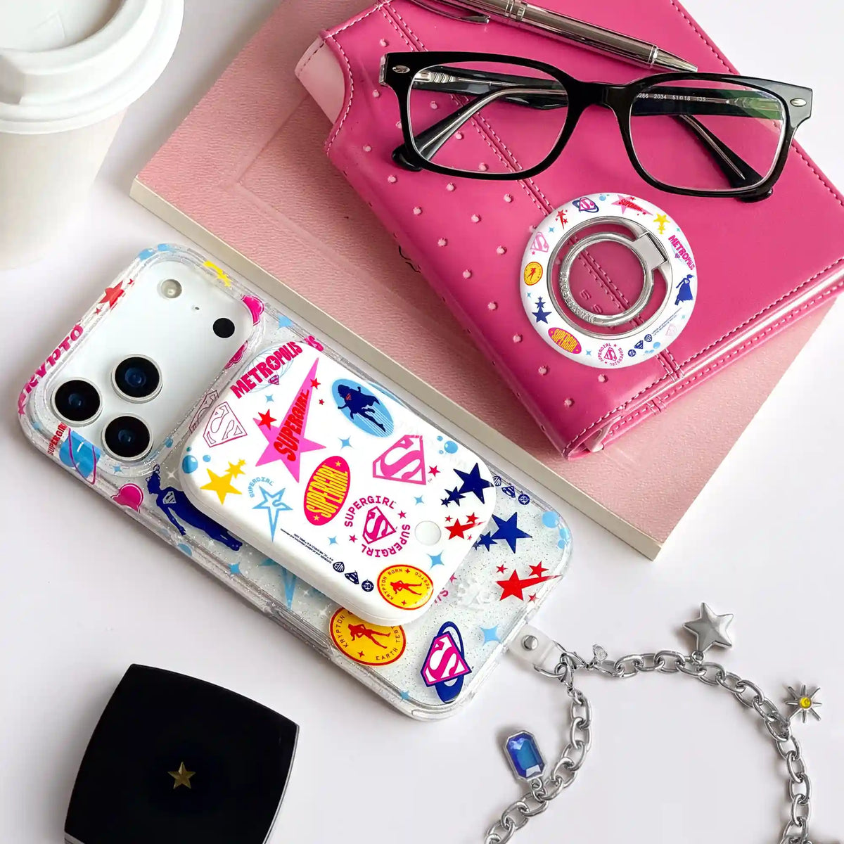 Supergirl Krypto MagSafe Grip Ring