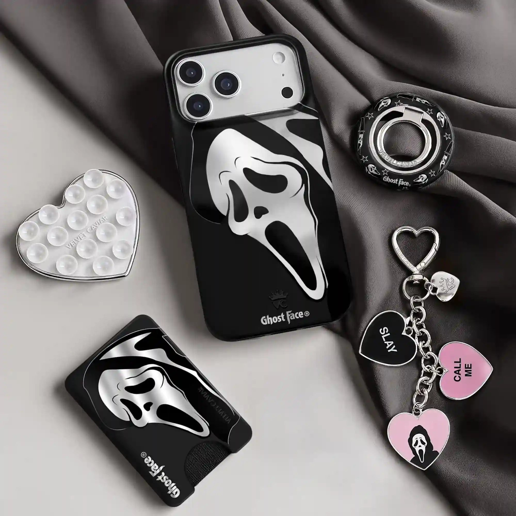 Ghost Face Killer Chrome MagSafe Grip Ring
