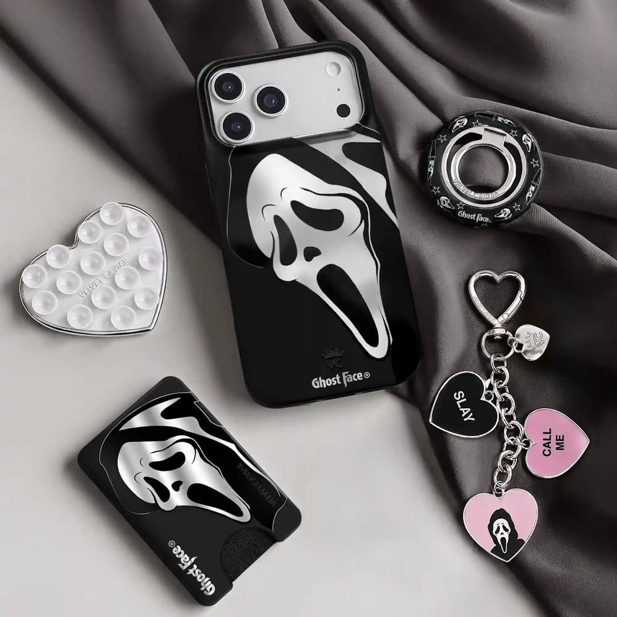 Ghost Face Bag Charm