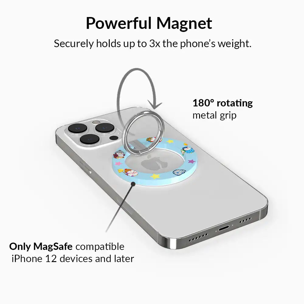 Pudgy Penguins Polar Blue MagSafe Grip Ring