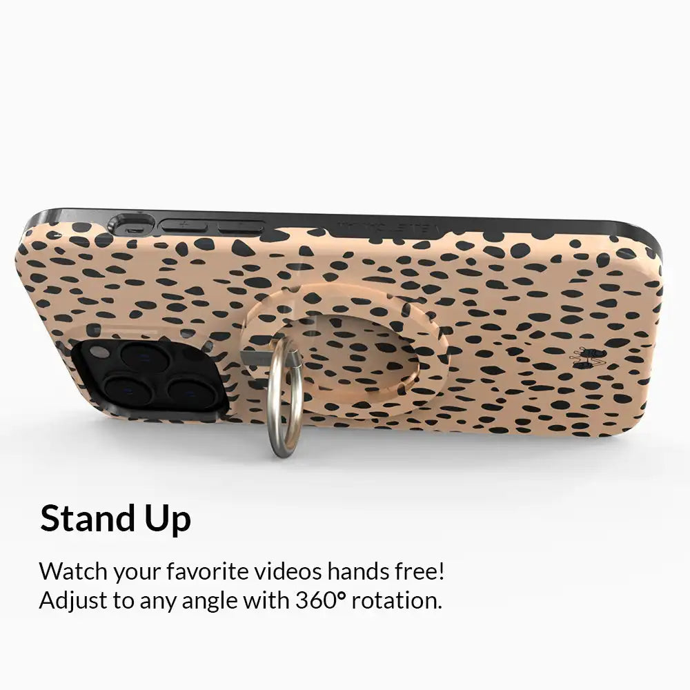 Spotted Cheetah MagSafe Grip Ring