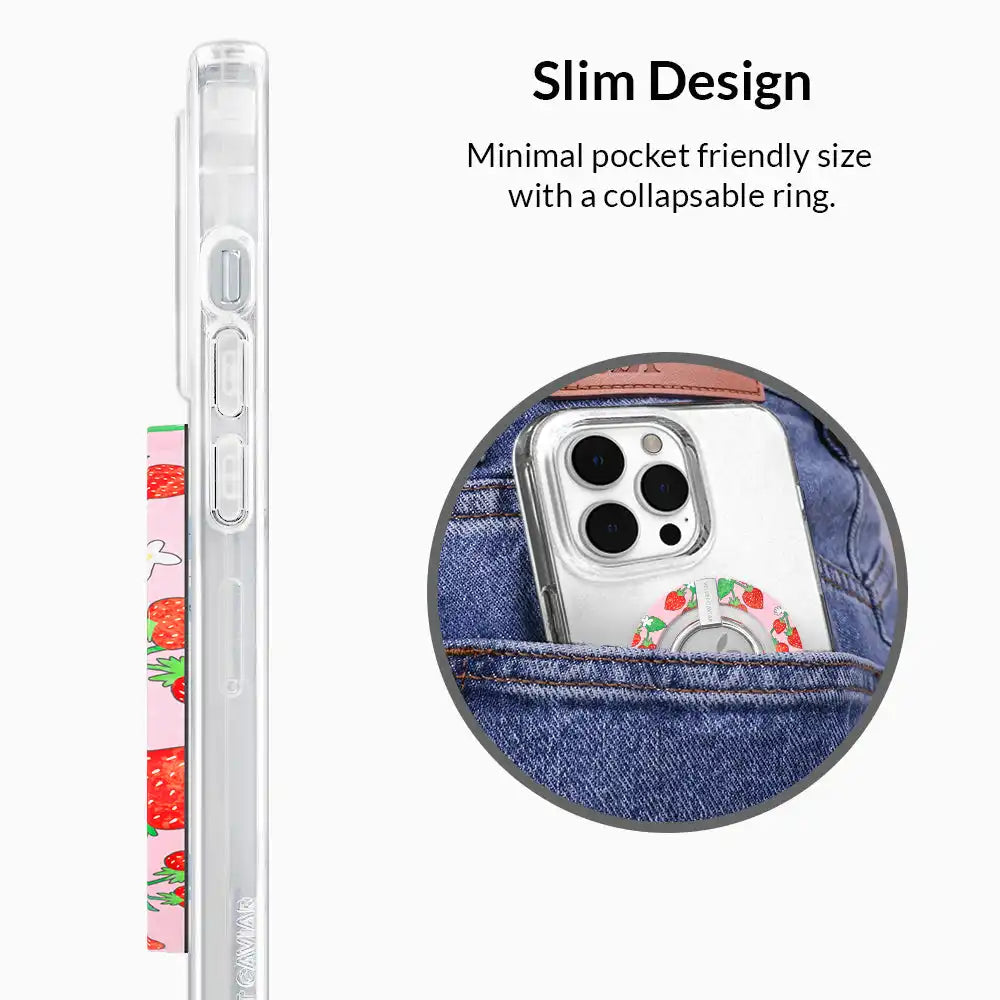 Strawberry Sweethearts MagSafe Grip Ring