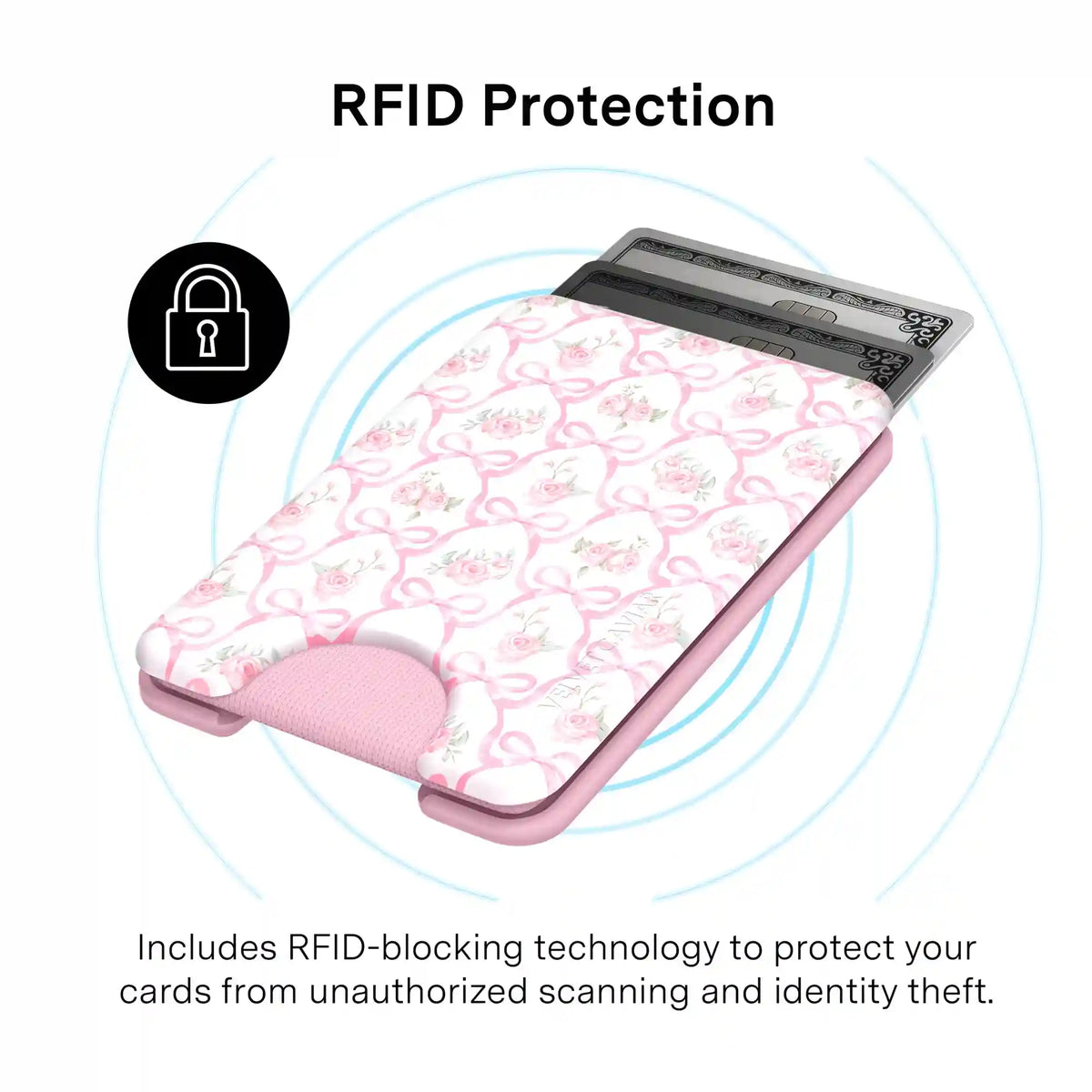 Lovely Pink Bows MagSafe Wallet