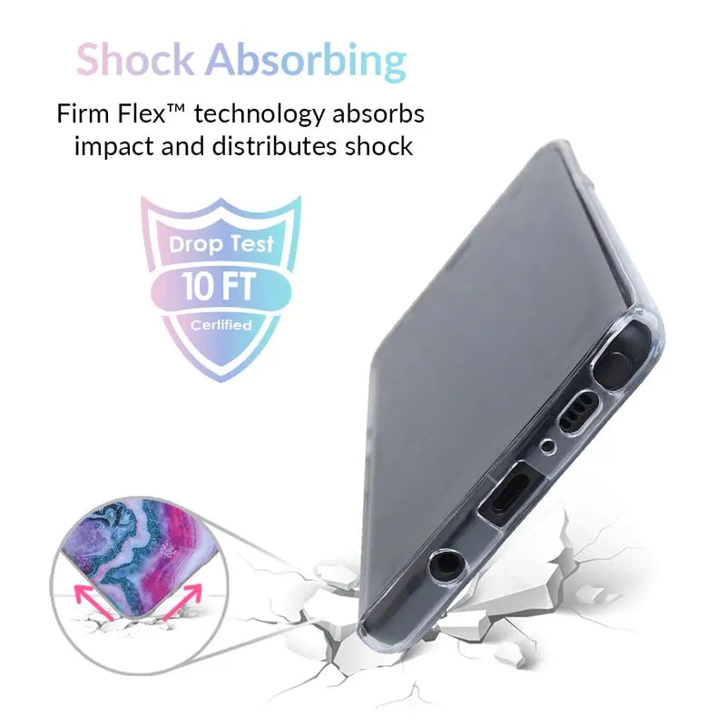 Geode Glitter Clear Samsung Case