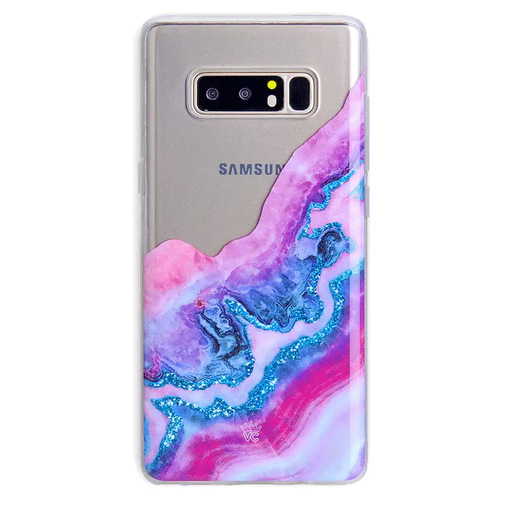 Geode Glitter Clear Samsung Case