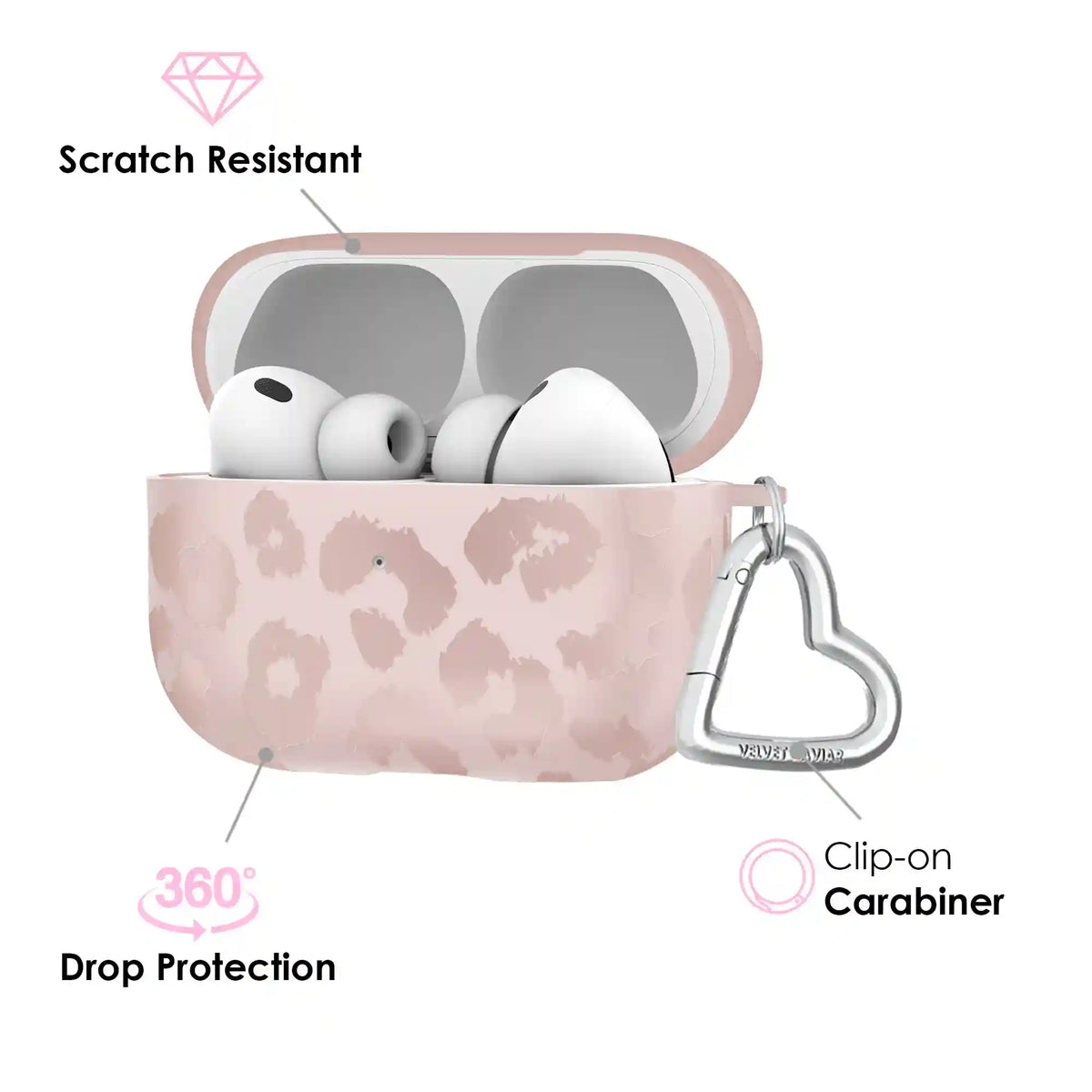Nude Leopard AirPod Case