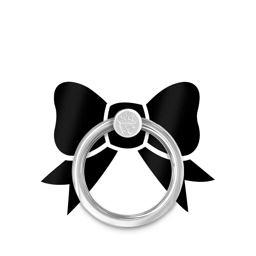 Black Bow Phone Ring
