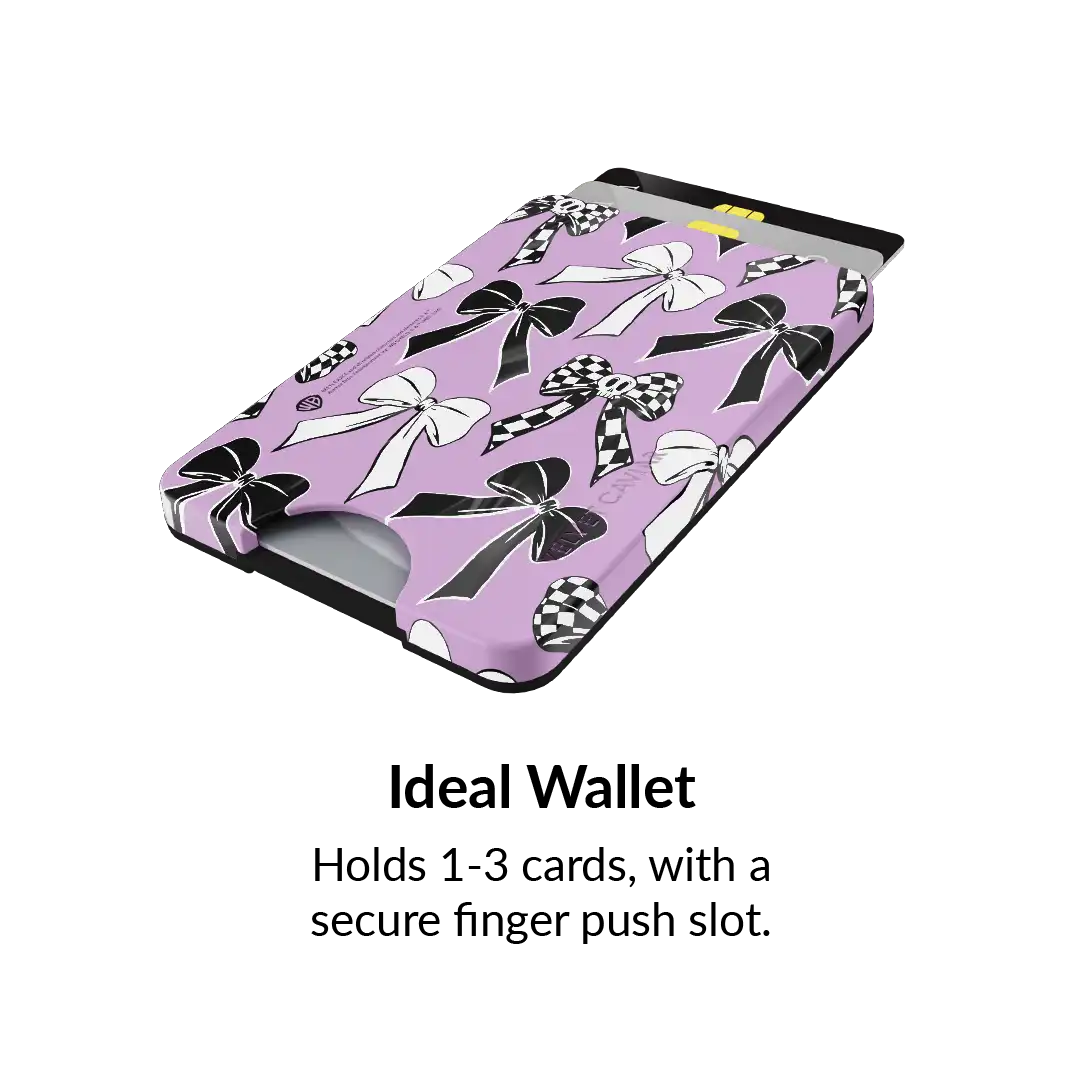 Beetlejuice Bows MagSafe Wallet