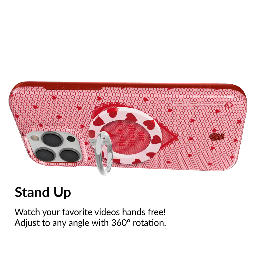 Red Heart MagSafe Grip Ring