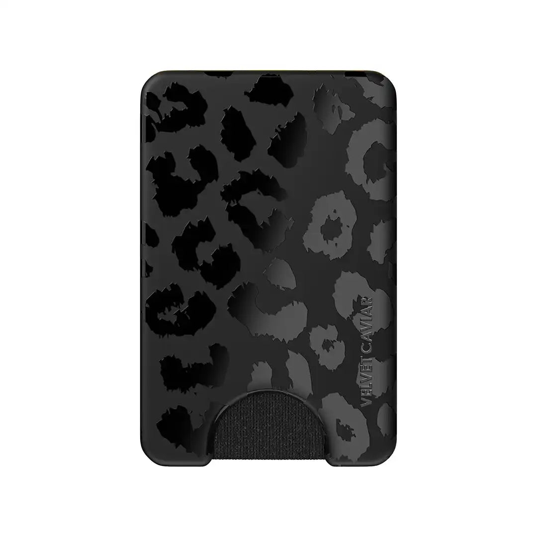 Black Leopard MagSafe Wallet