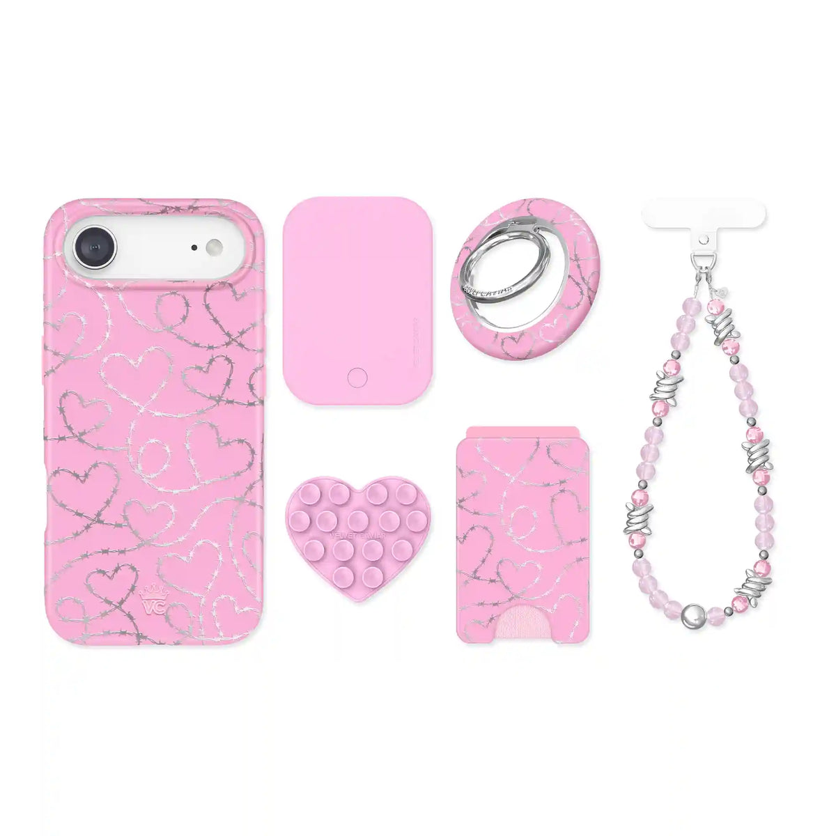 Barbed Wire Chrome Hearts iPhone Bundle Set