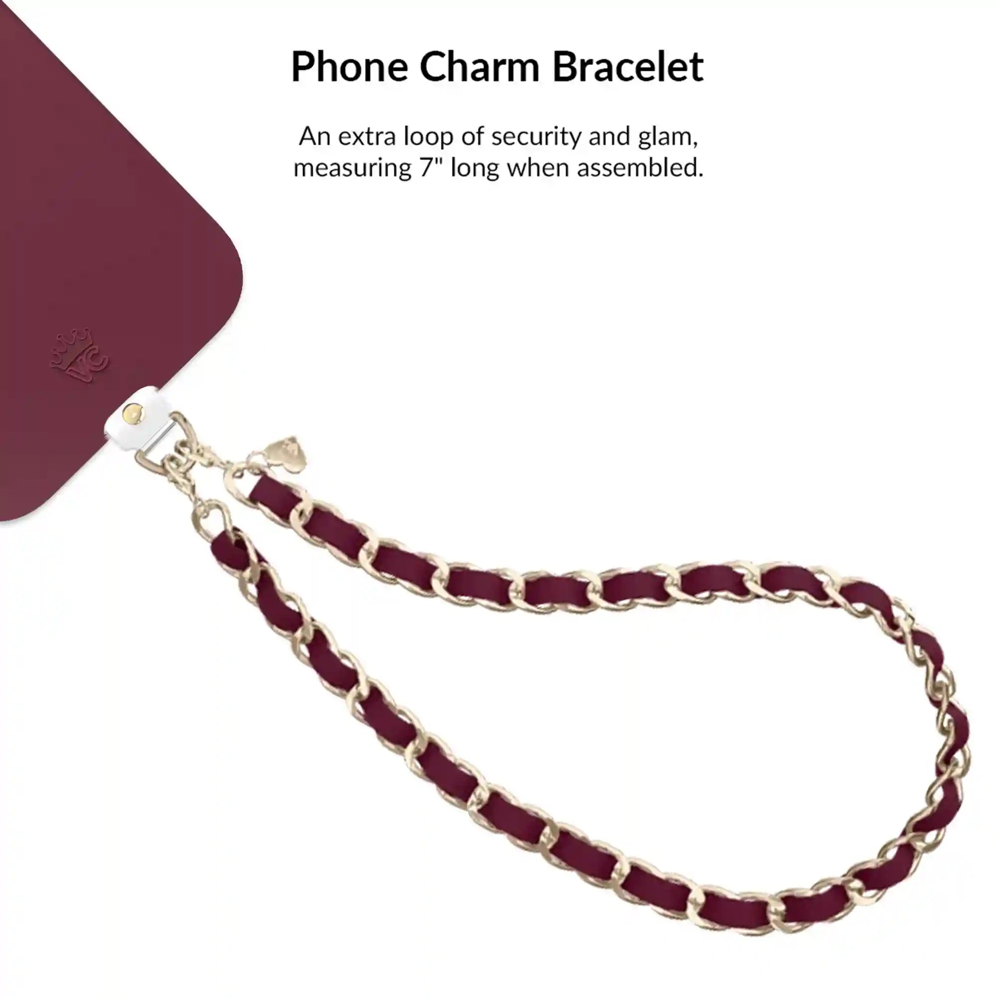 Burgundy 1990 iPhone Bundle Set