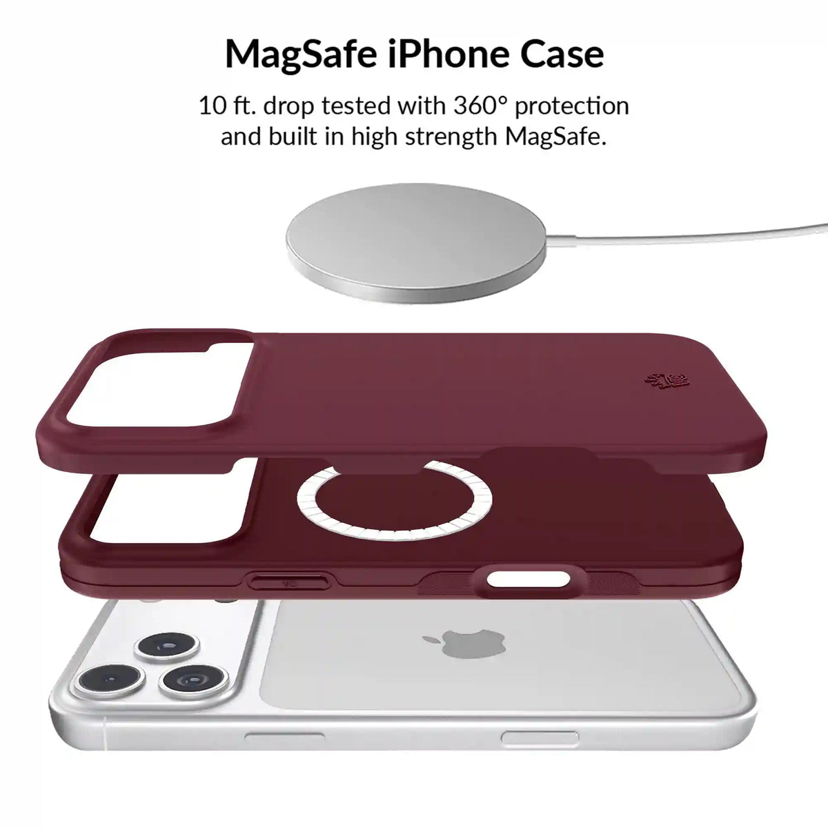 Burgundy 1990 iPhone Bundle Set