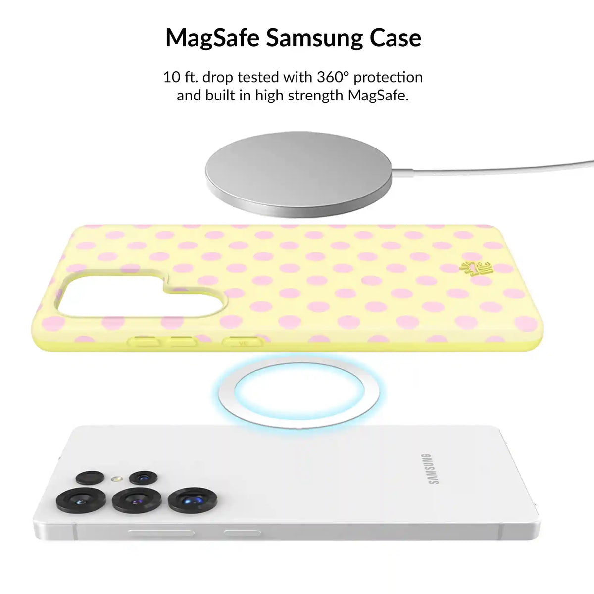 Buttercream Polka Dot Samsung Bundle Set