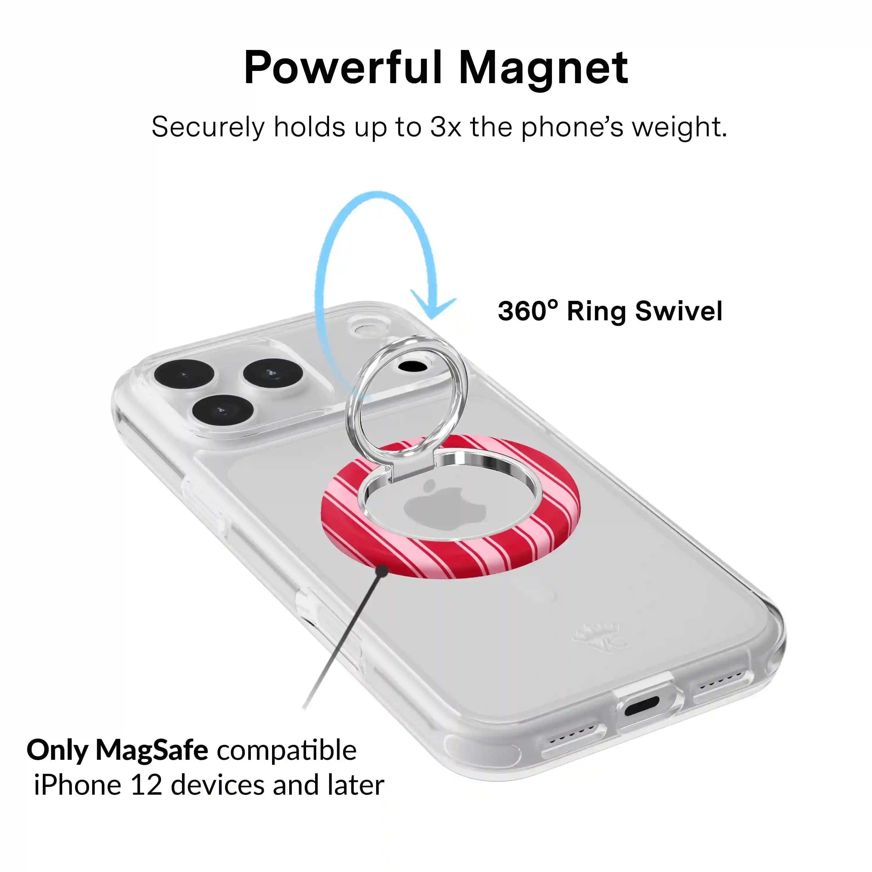 Candy Stripes MagSafe Grip Ring