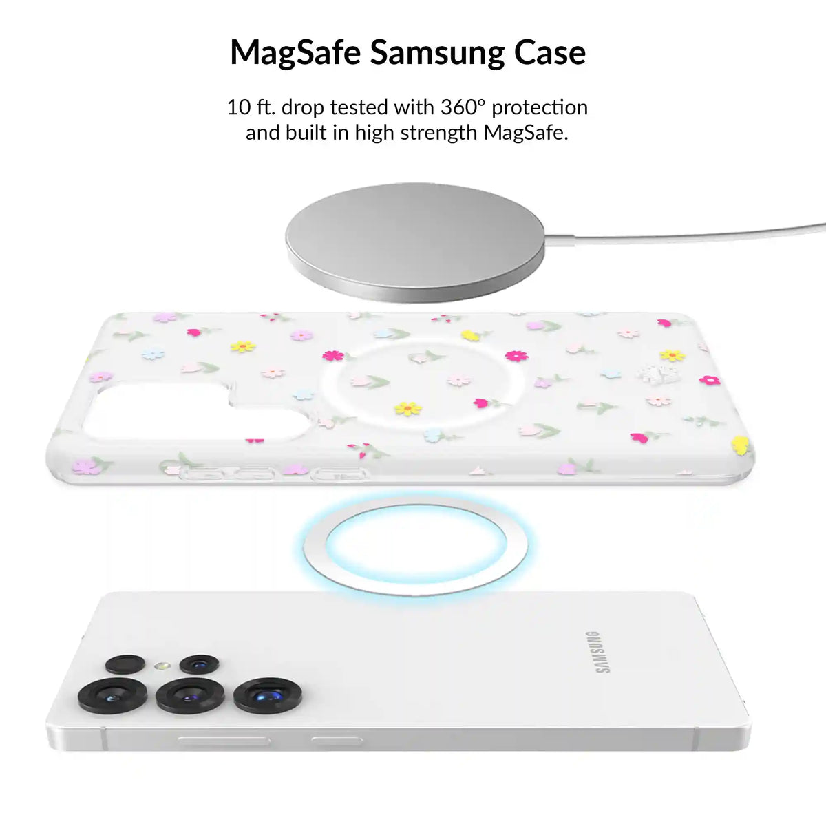 Dreamy Meadow Floral Samsung Bundle Set