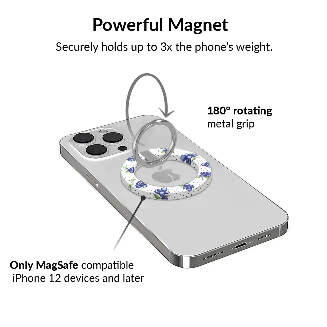 Blueberry Baby MagSafe Grip Ring