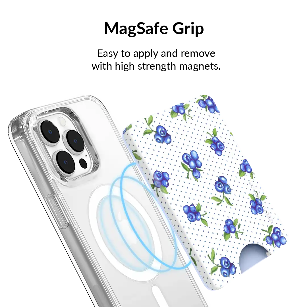 Blueberry Baby MagSafe Wallet