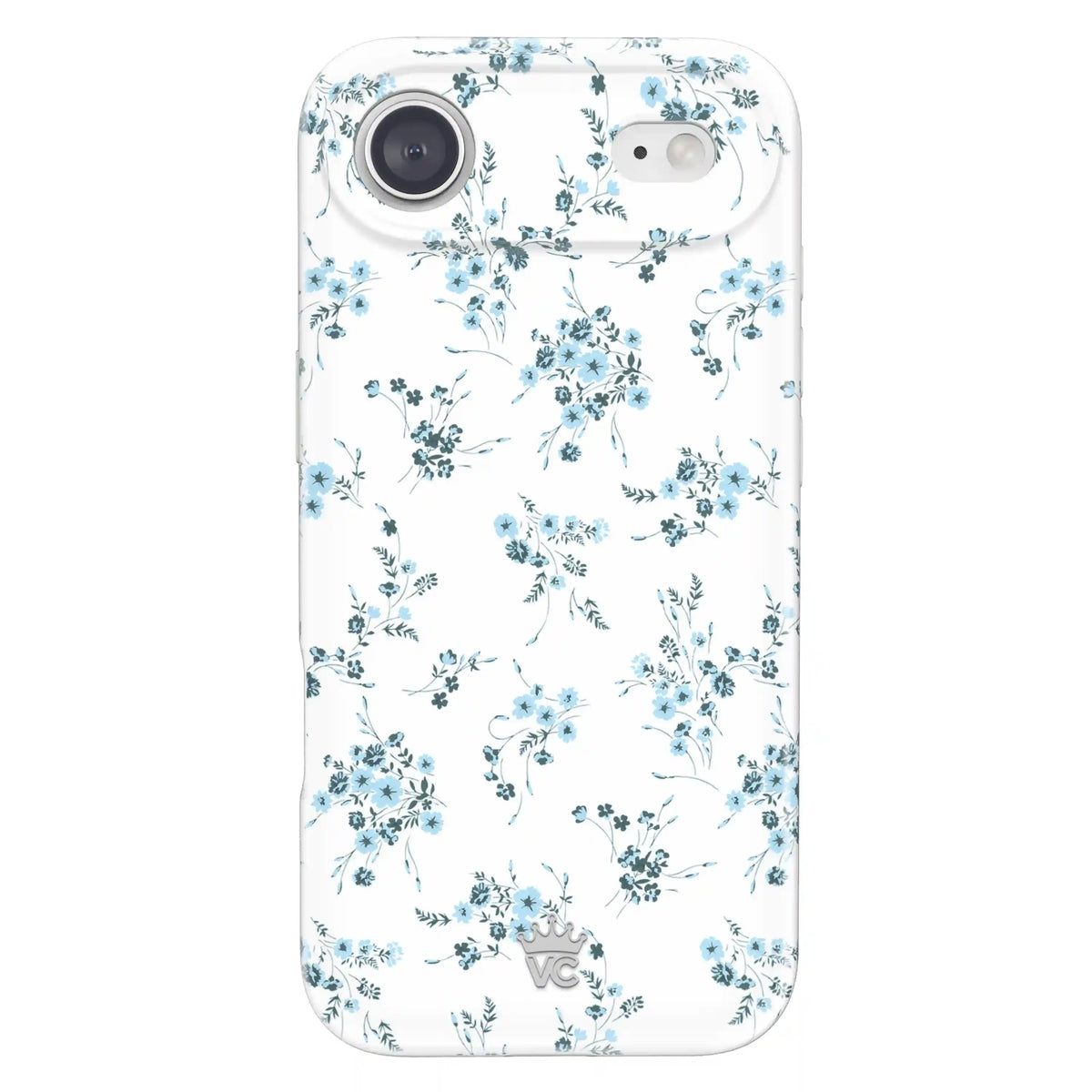 French Blue Floral iPhone Case