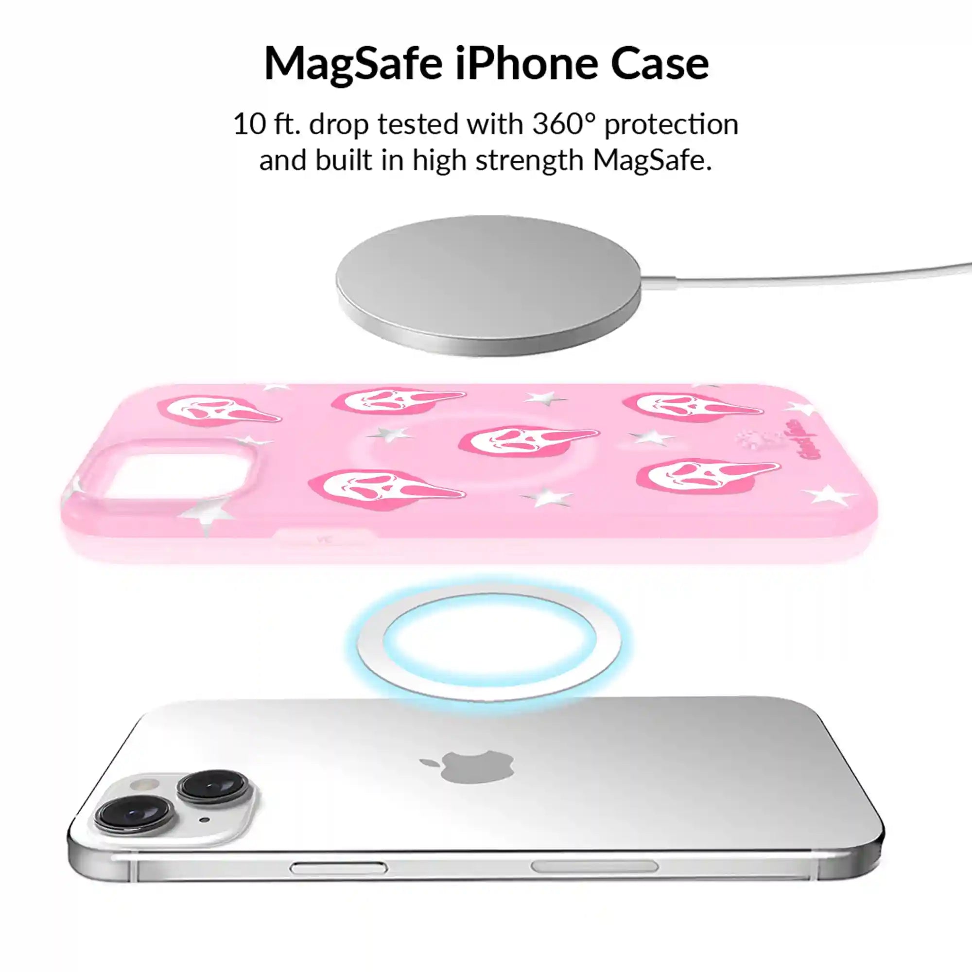 Ghost Face Call Me Pink iPhone Bundle Set