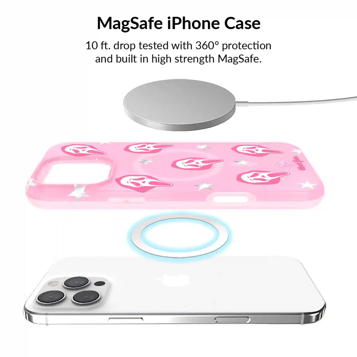 Ghost Face Call Me Pink iPhone Bundle Set