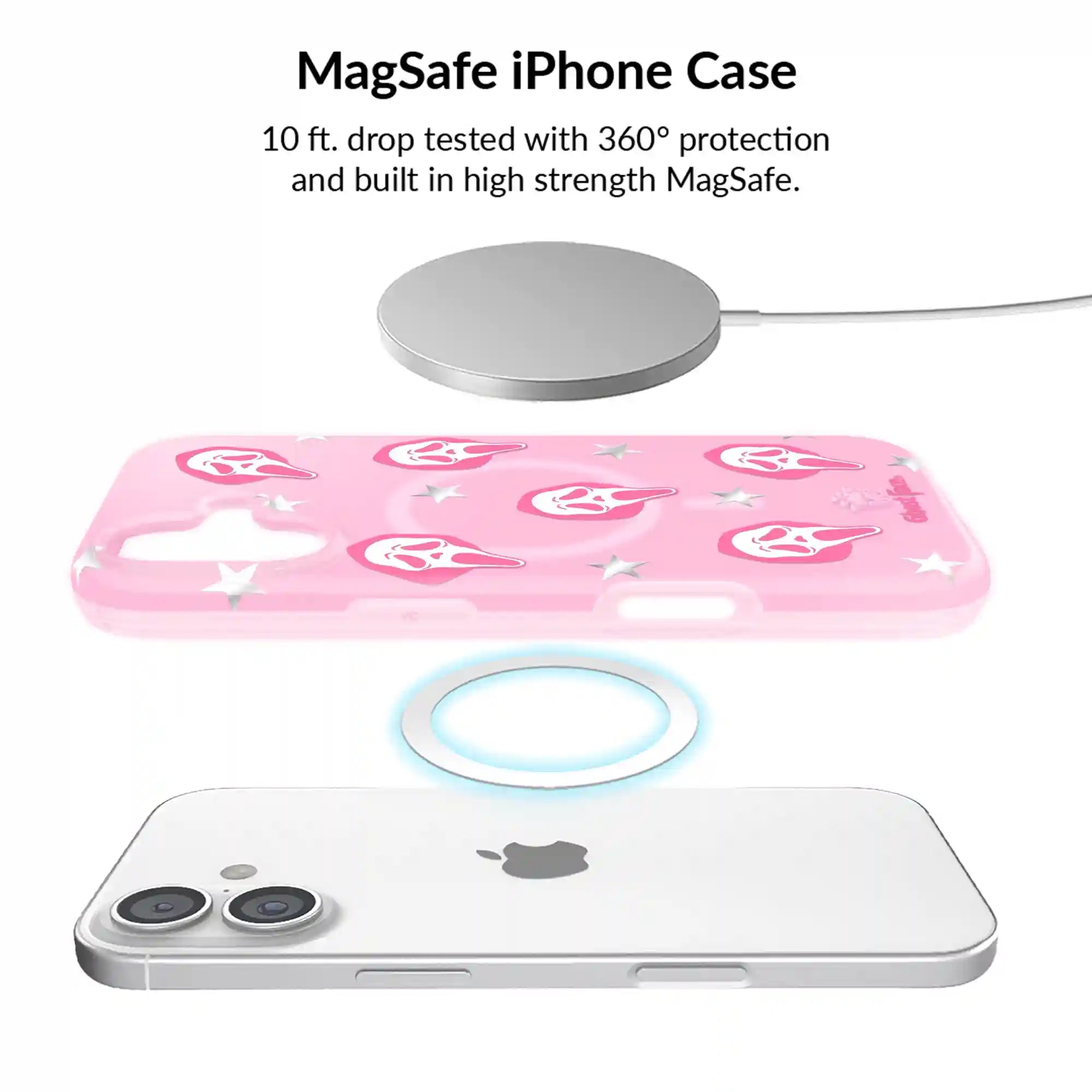 Ghost Face Call Me Pink iPhone Bundle Set