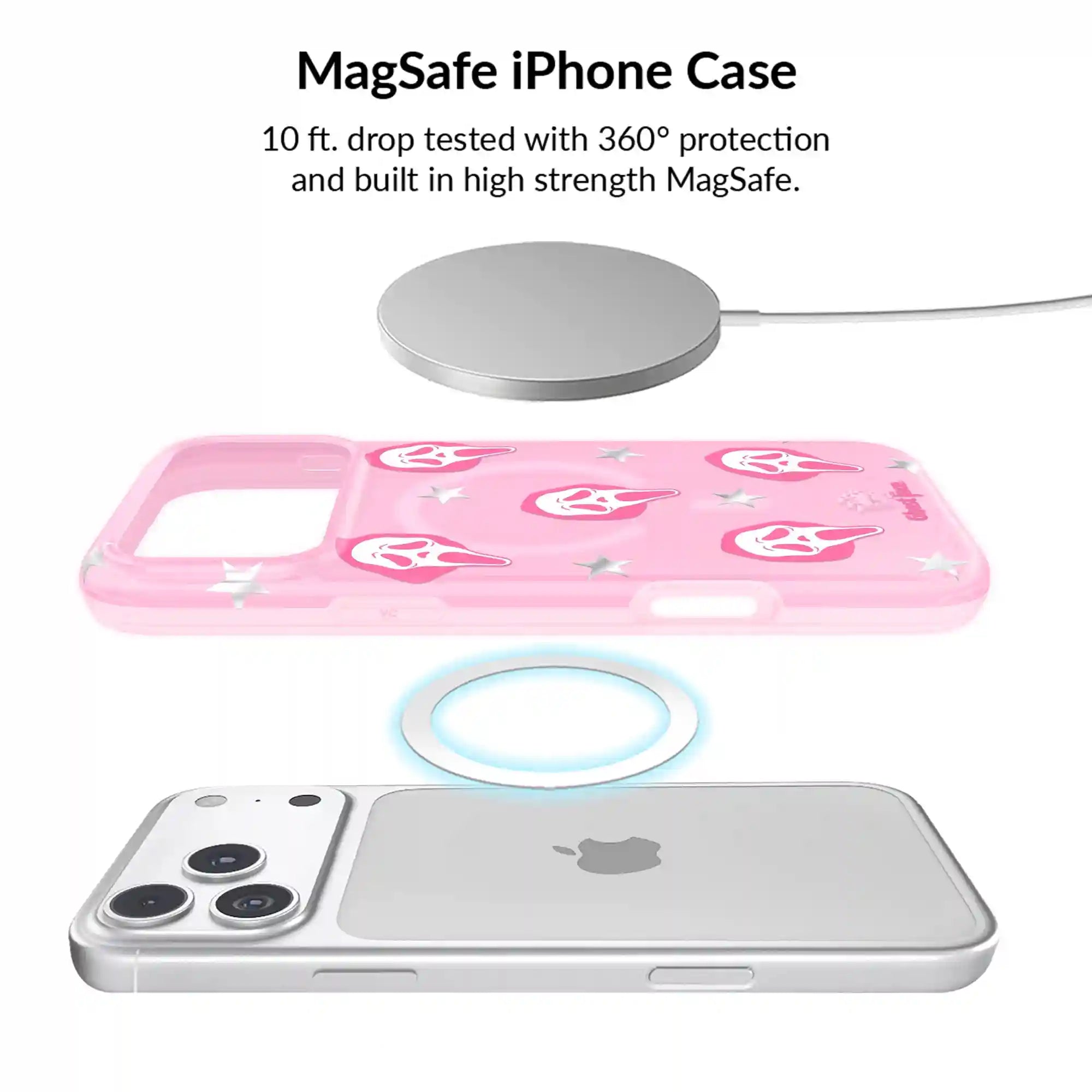 Ghost Face Call Me Pink iPhone Bundle Set