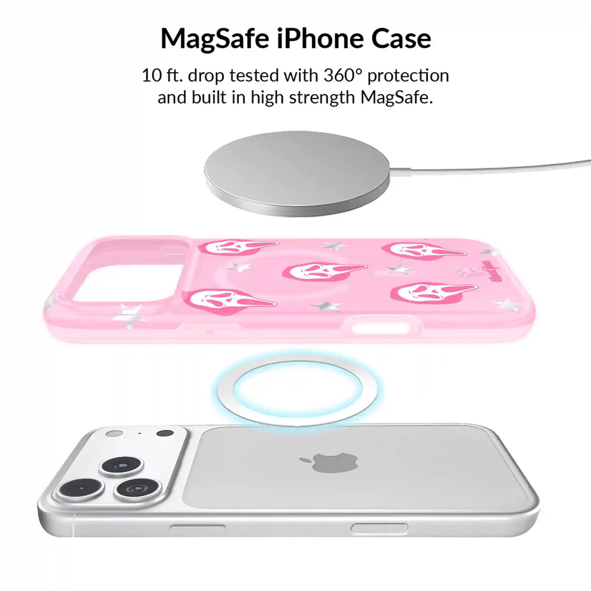 Ghost Face Call Me Pink iPhone Bundle Set