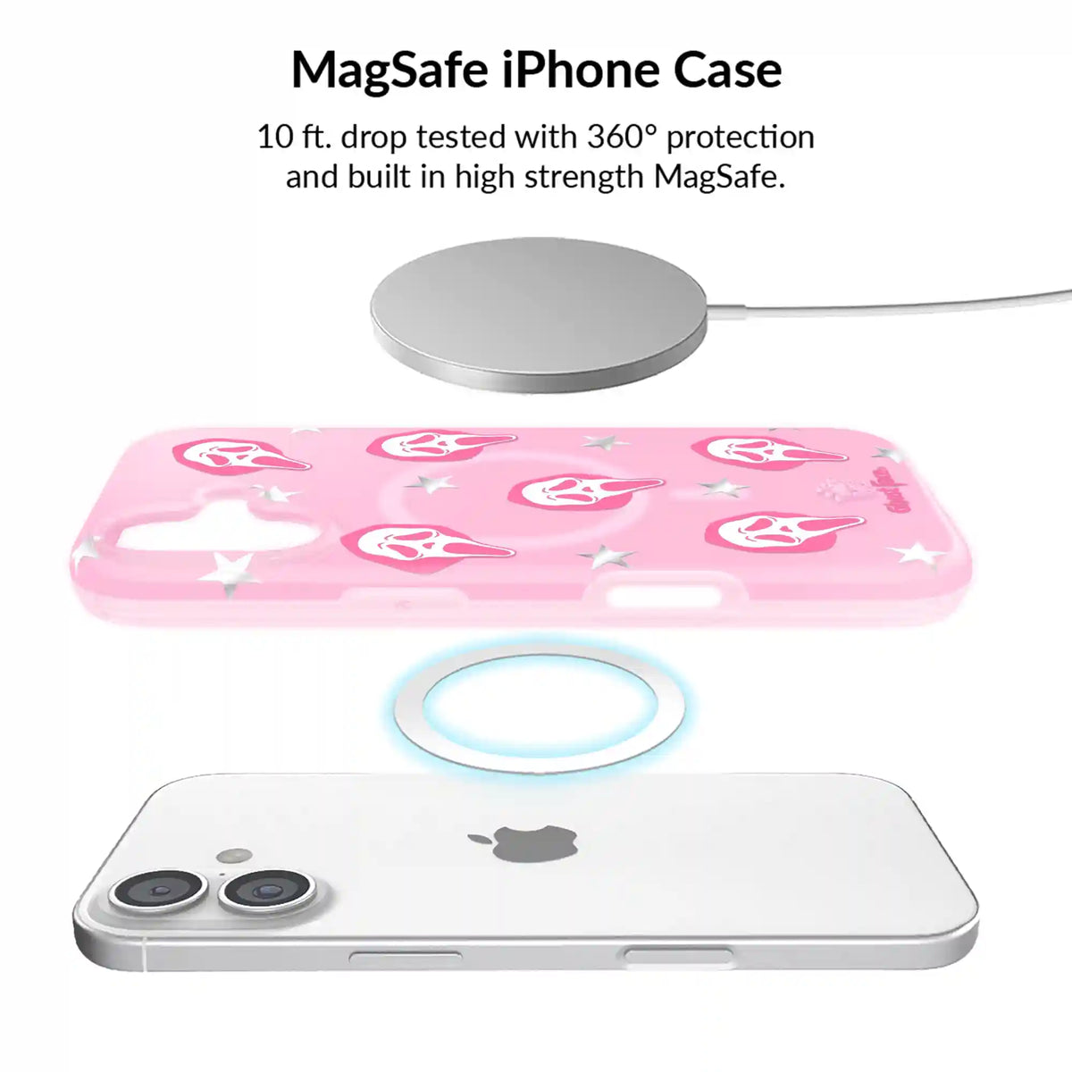 Ghost Face Call Me Pink iPhone Bundle Set