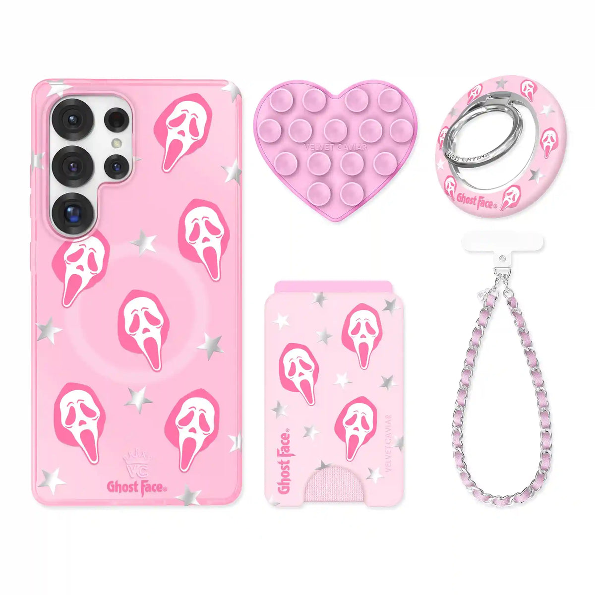 Ghost Face Call Me Pink Samsung Bundle Set