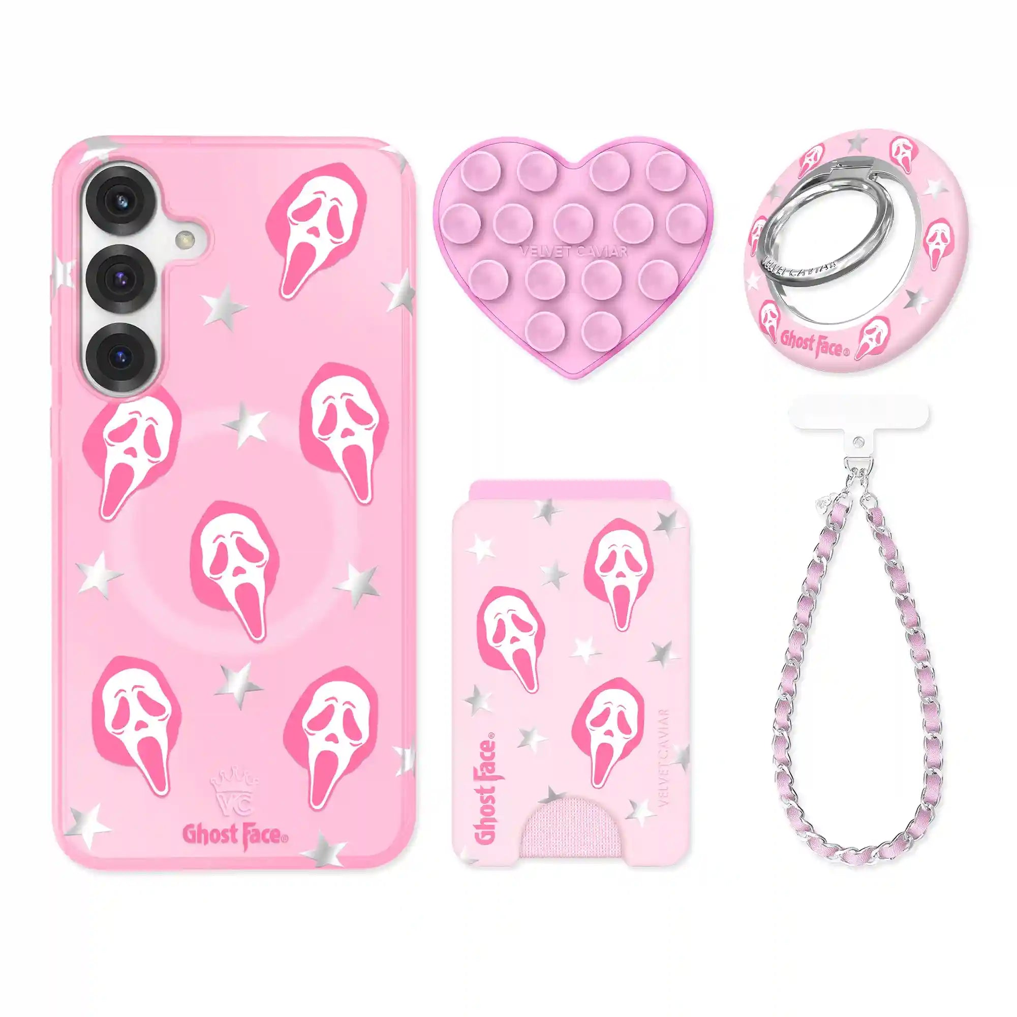 Ghost Face Call Me Pink Samsung Bundle Set