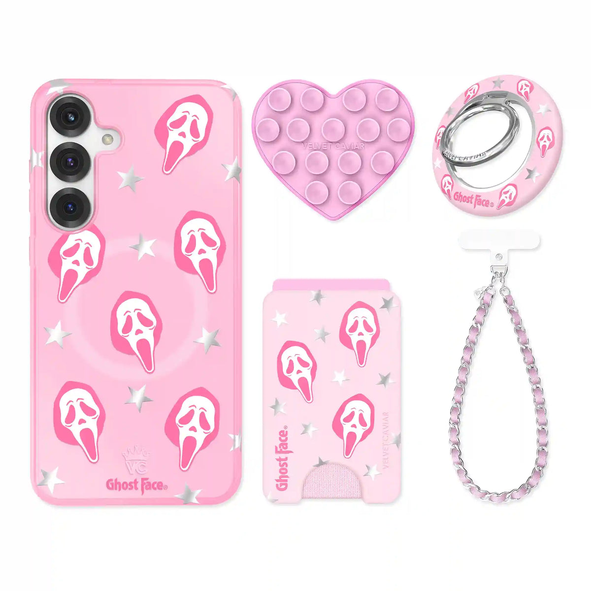 Ghost Face Call Me Pink Samsung Bundle Set