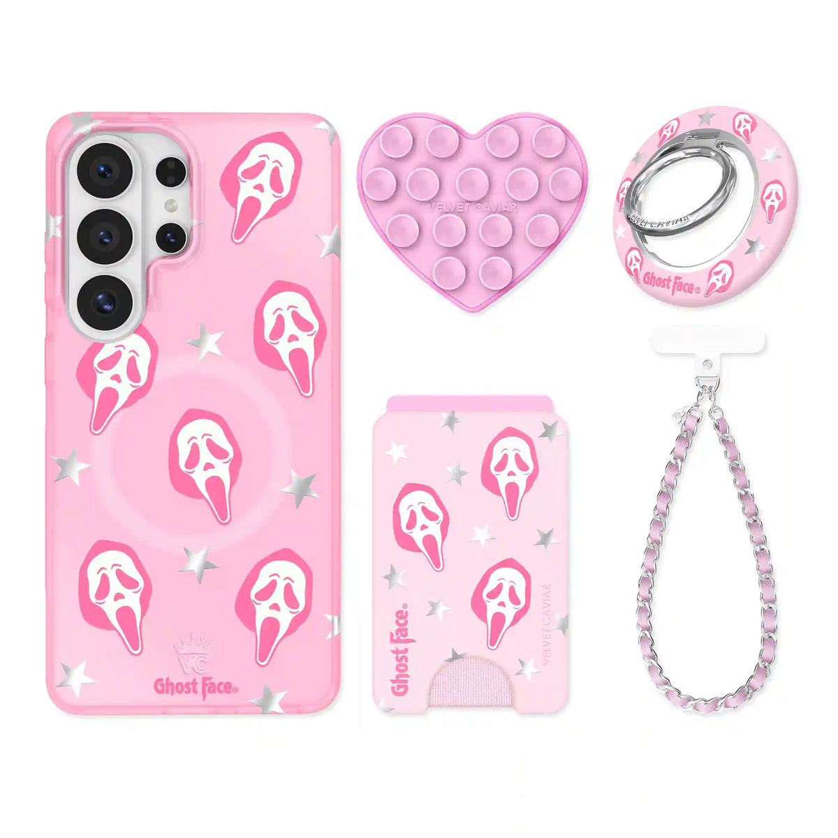 Ghost Face Call Me Pink Samsung Bundle Set