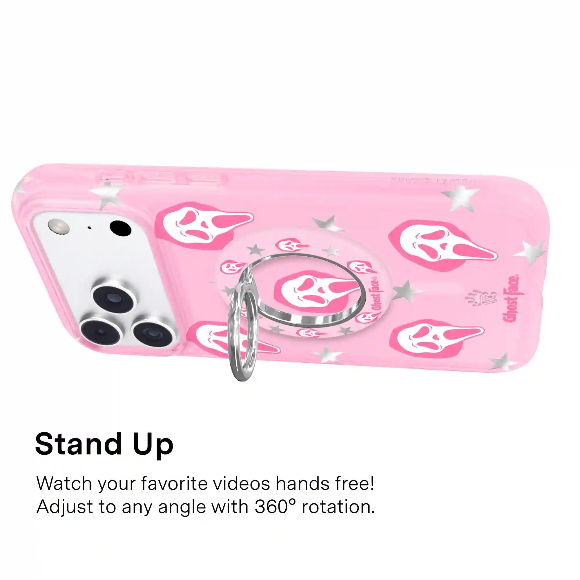 Ghost Face Call Me Pink MagSafe Grip Ring