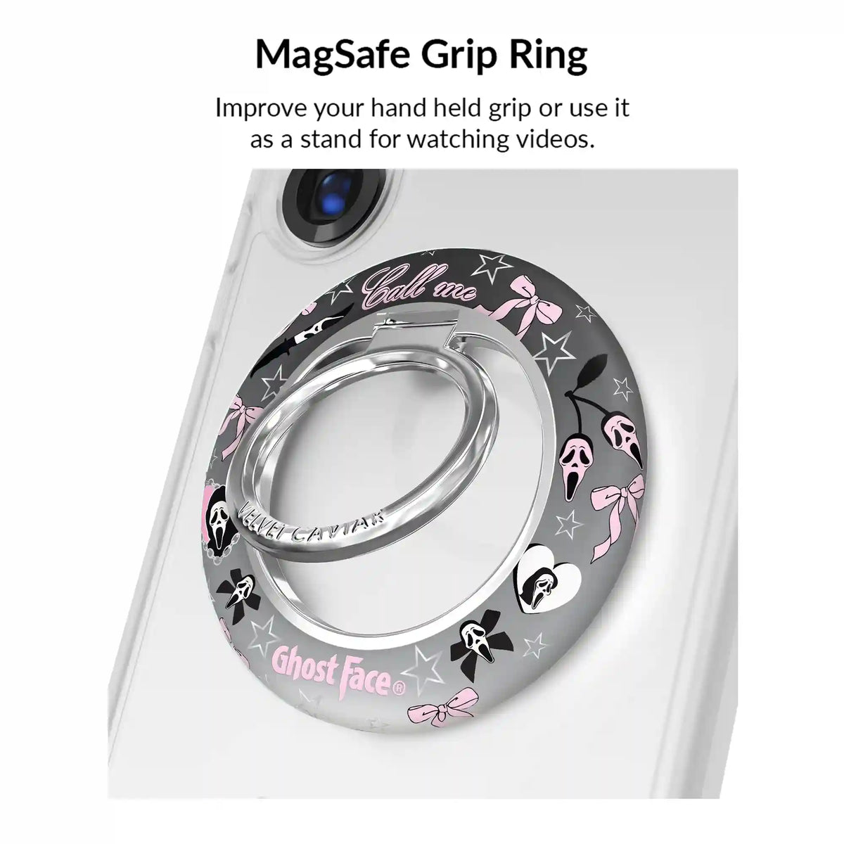 Ghost Face Goth Glitter Samsung Bundle Set