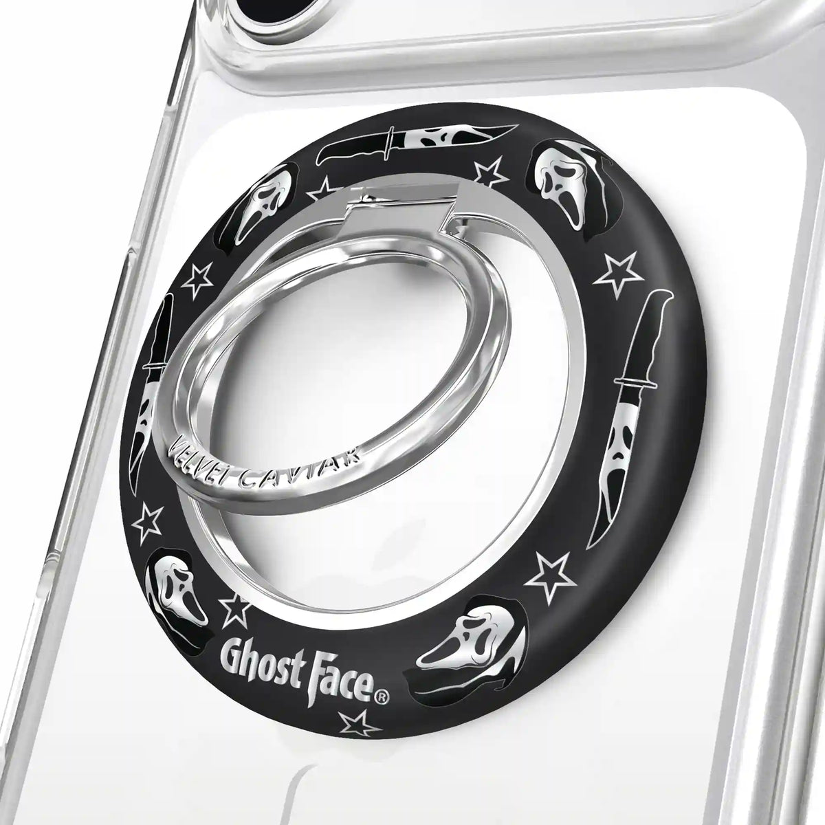 Ghost Face Killer Chrome MagSafe Grip Ring