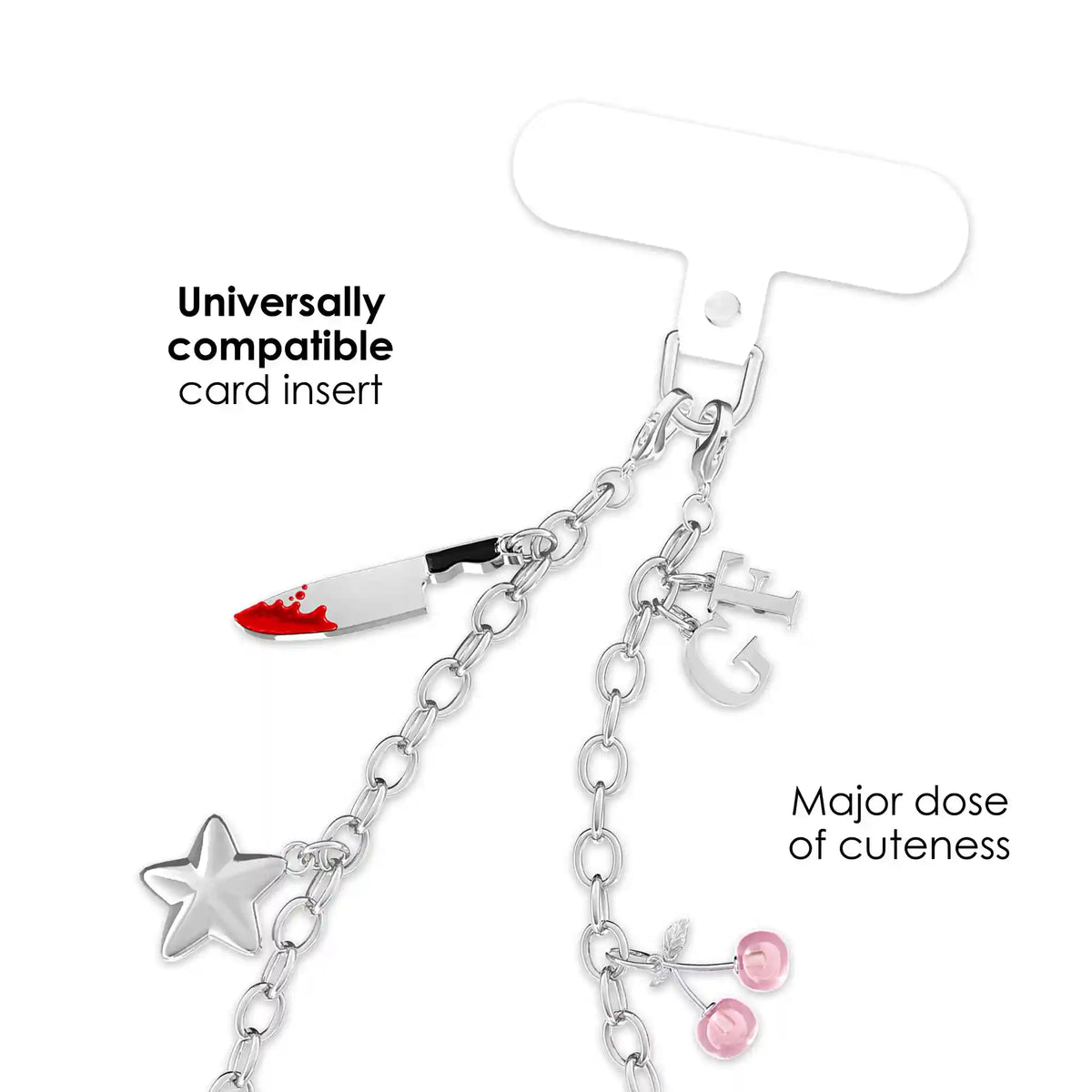 Ghost Face Phone Charm Bracelet