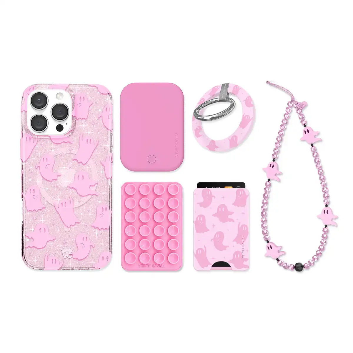 Ghosted Pink iPhone Bundle Set