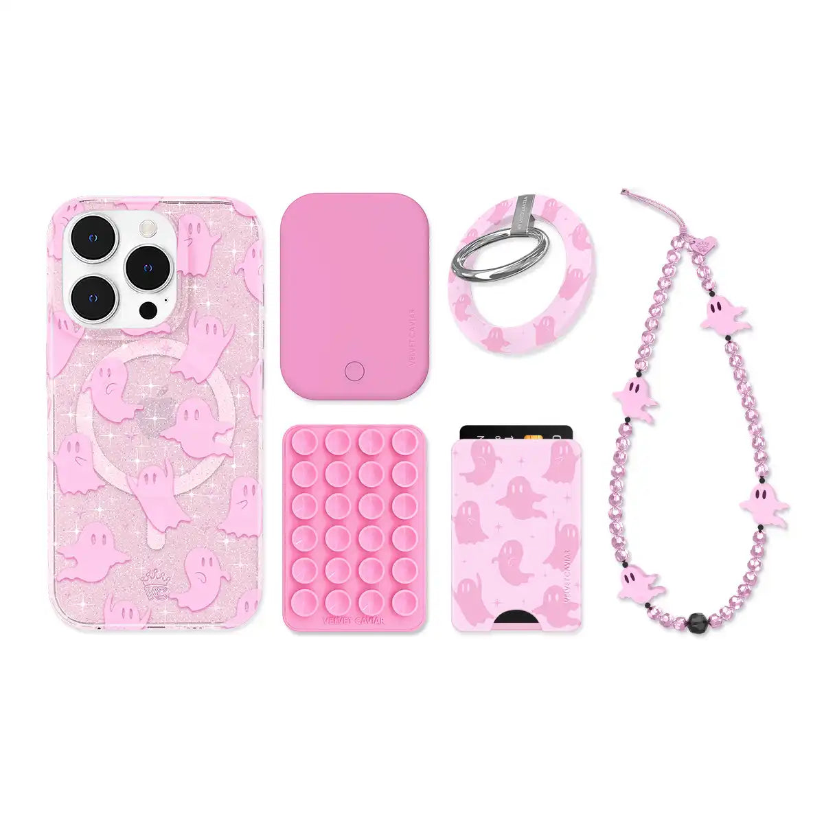Ghosted Pink iPhone Bundle Set