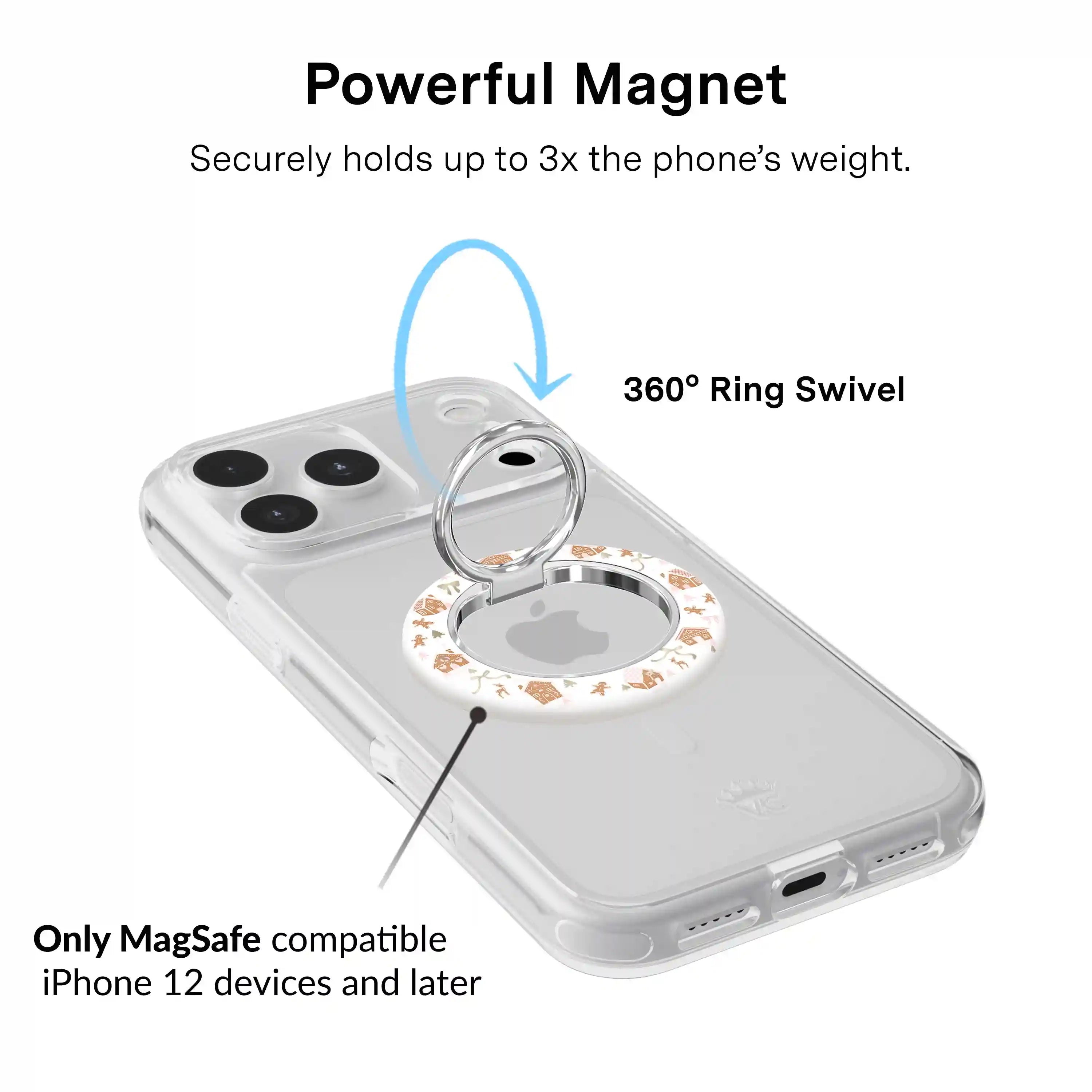 Gingerbread Dreams MagSafe Grip Ring