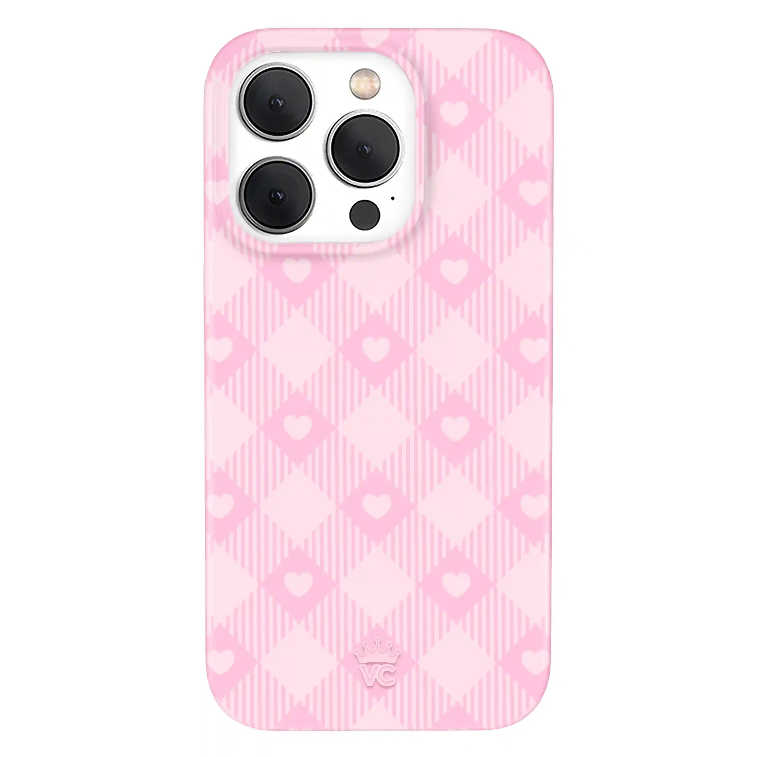 Dolly Pink Gingham iPhone Case