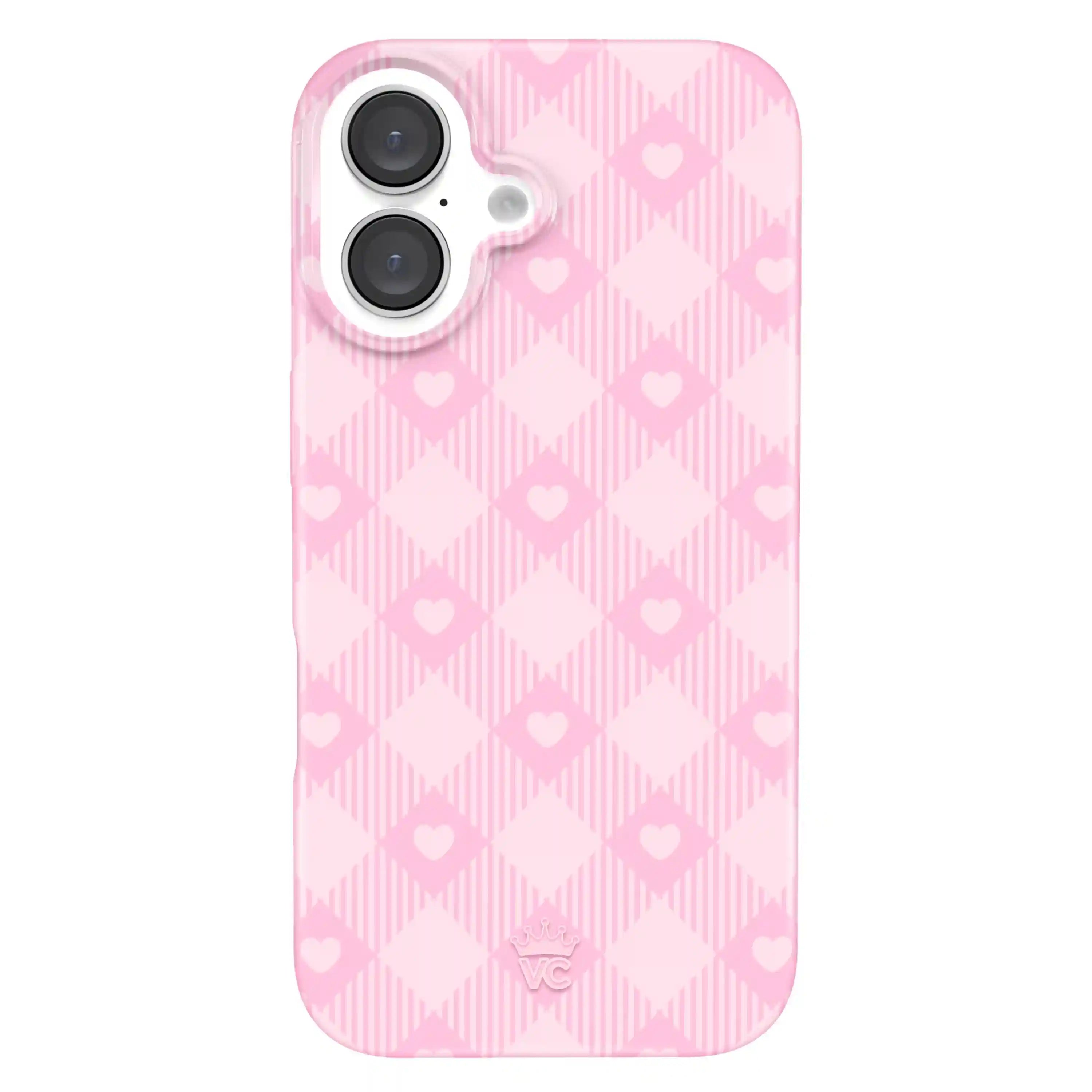 Dolly Pink Gingham iPhone Case