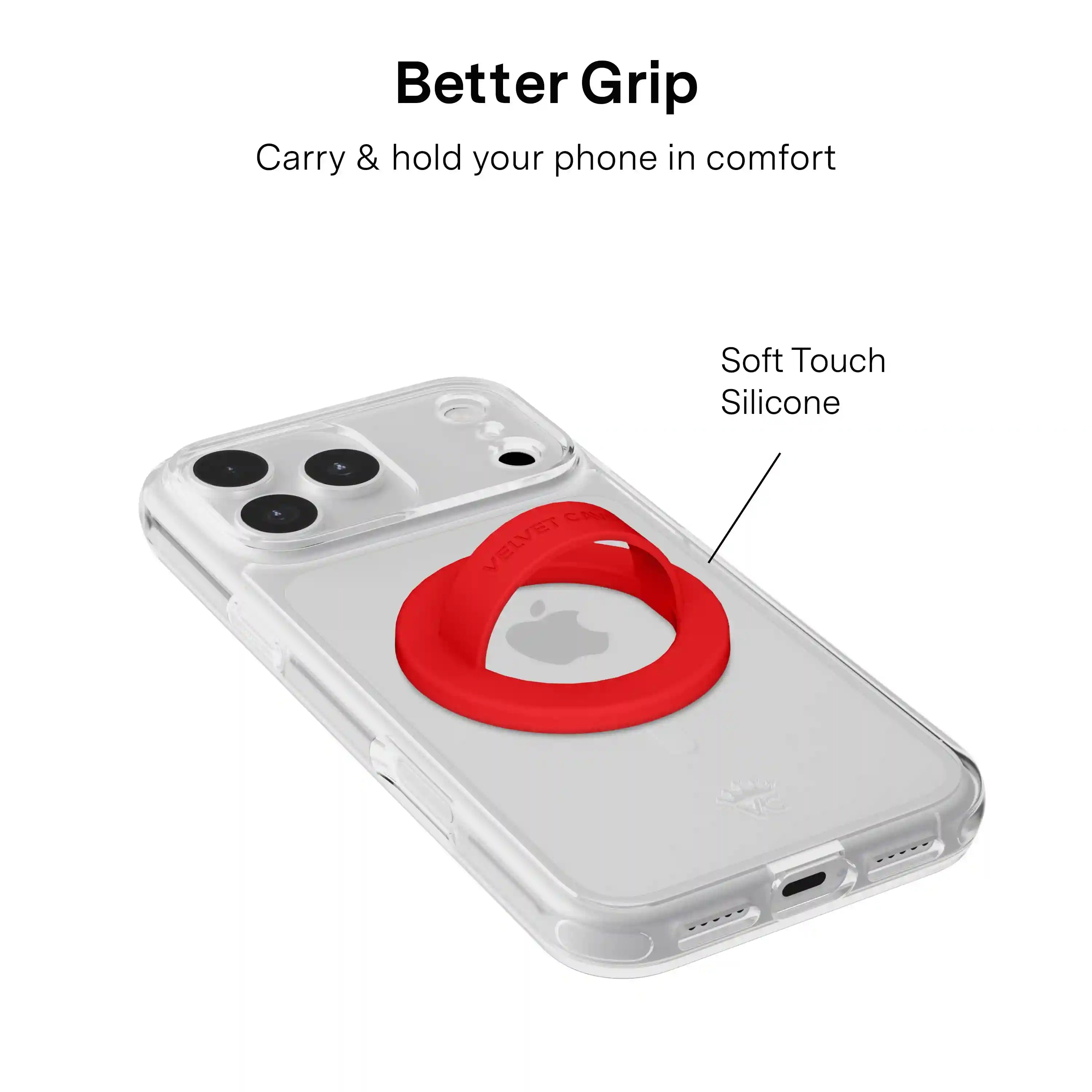 Hot Girl Red MagSafe Grip Loop