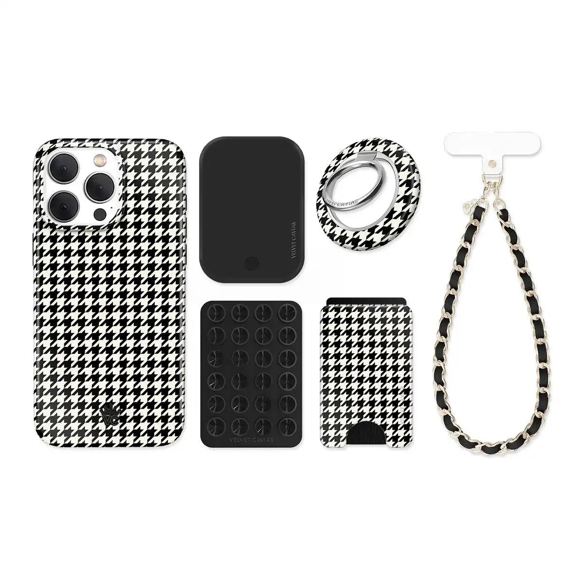 Houndstooth iPhone Bundle Set