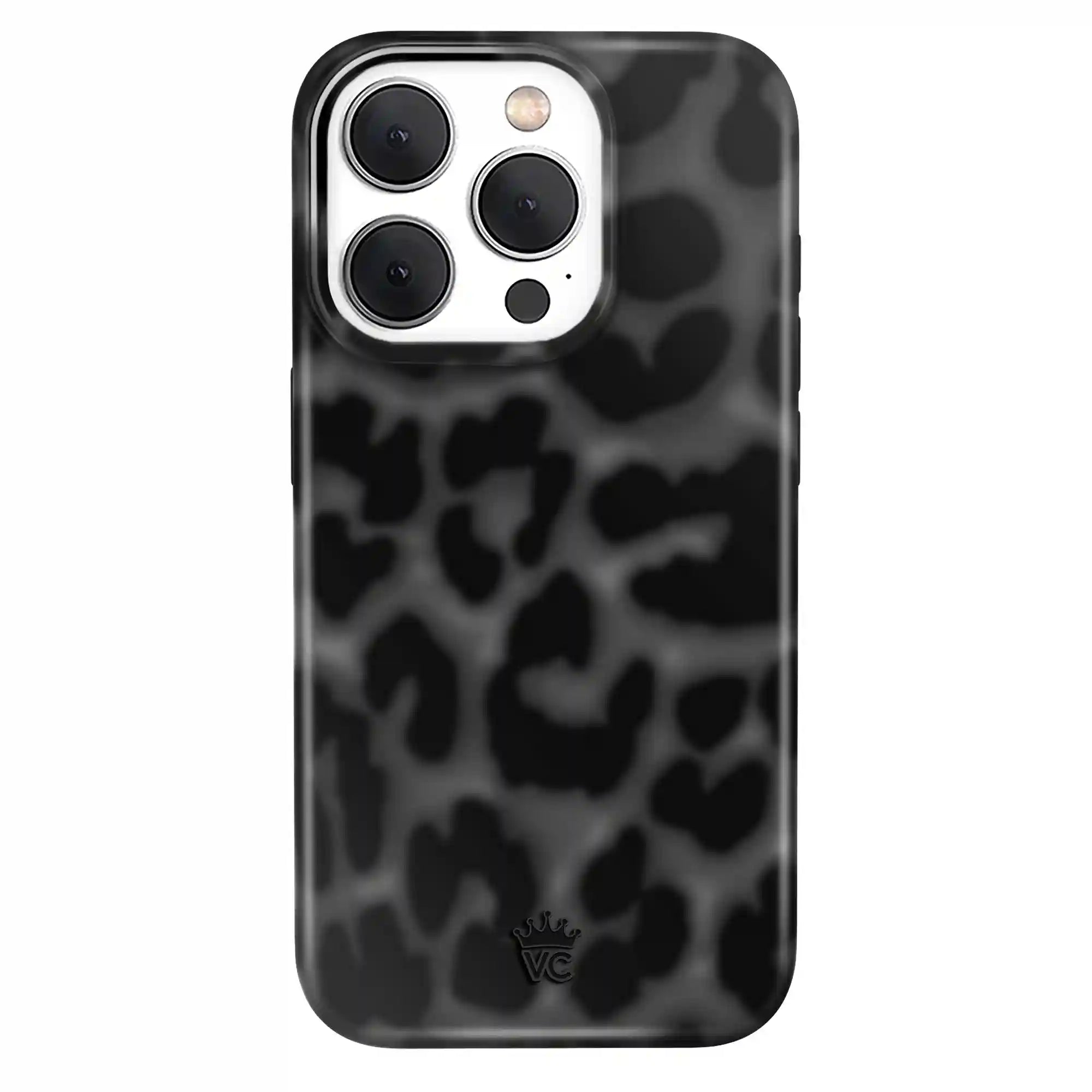 It Girl Black Leopard iPhone Case