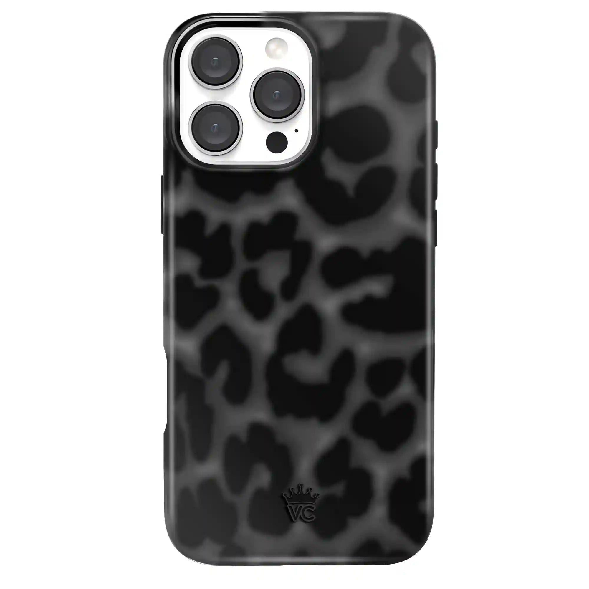 It Girl Black Leopard iPhone Case