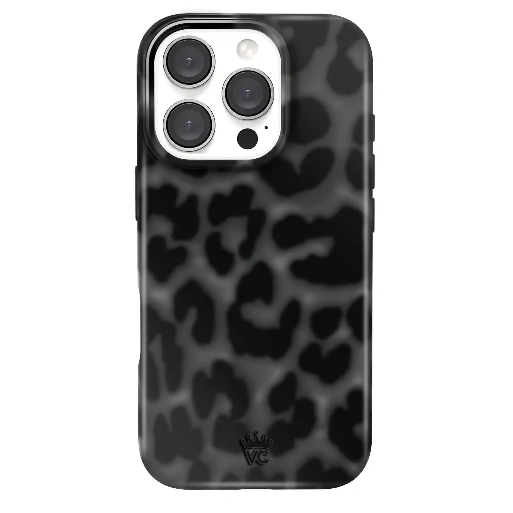 It Girl Black Leopard iPhone Case