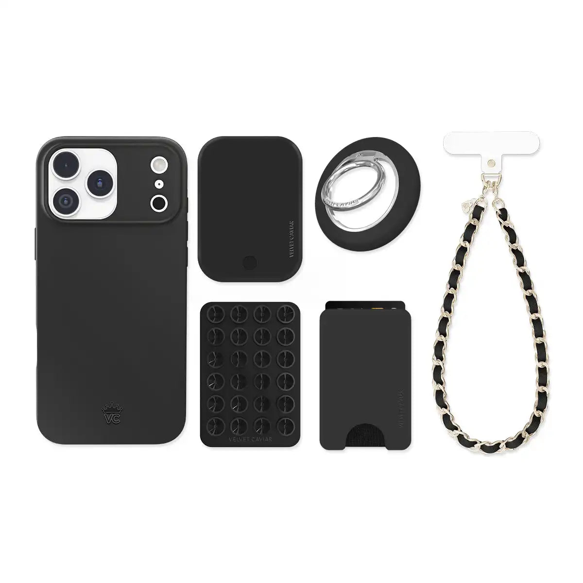 Just Black iPhone Bundle Set